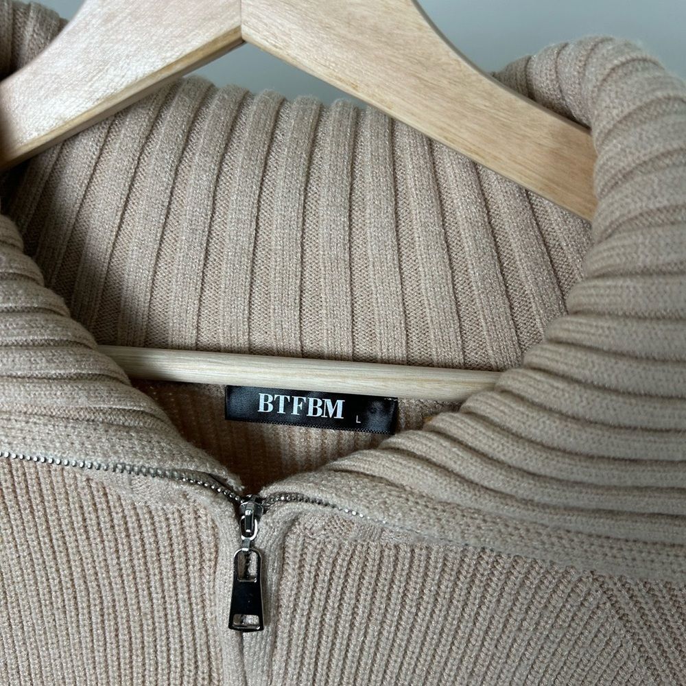 Half zip sweater neutral - Picture 4 of 5